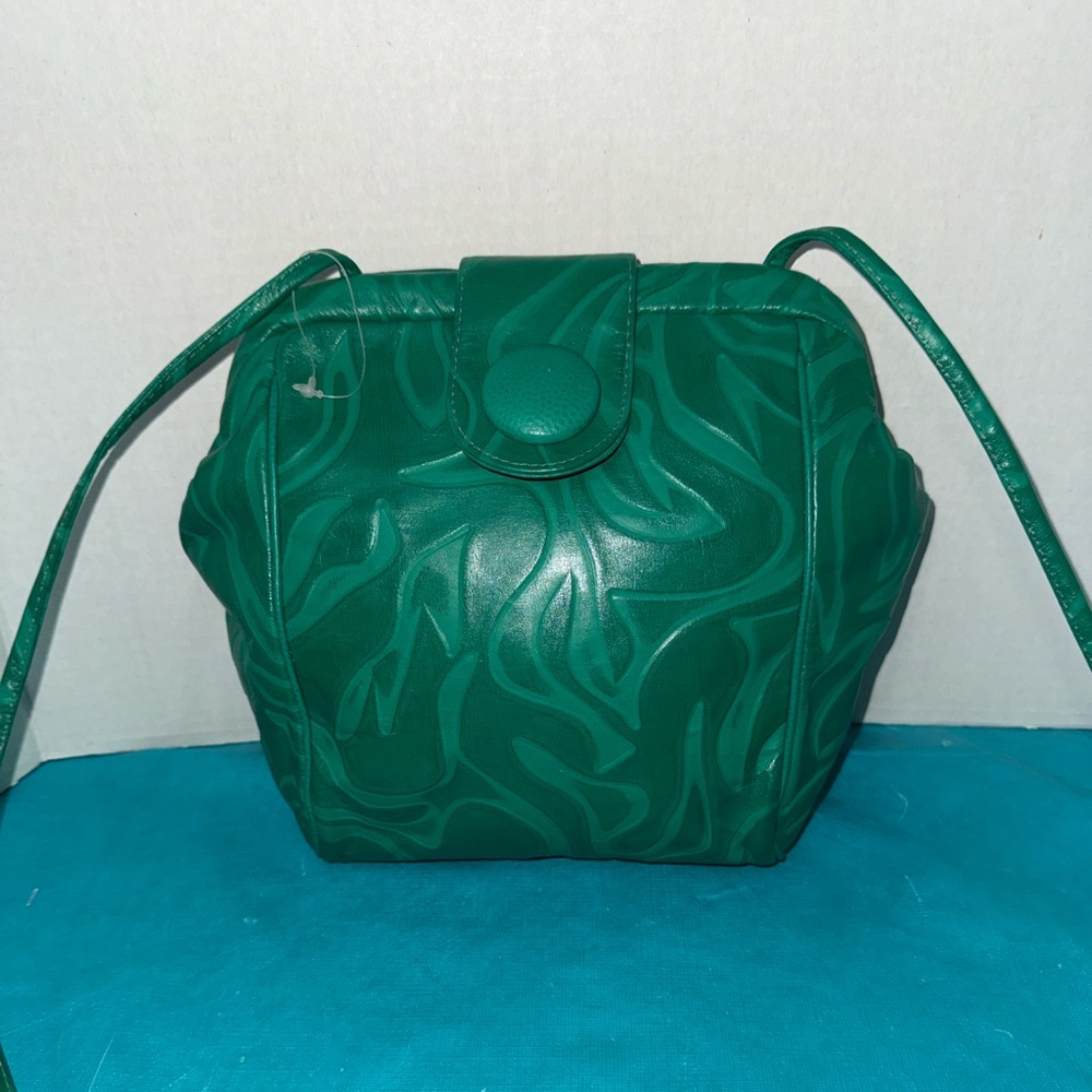 Vintage Mimo Sacs Leather Crossbody Bag